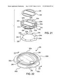 Cap with Overmolded Gasket Anchoring System diagram and image