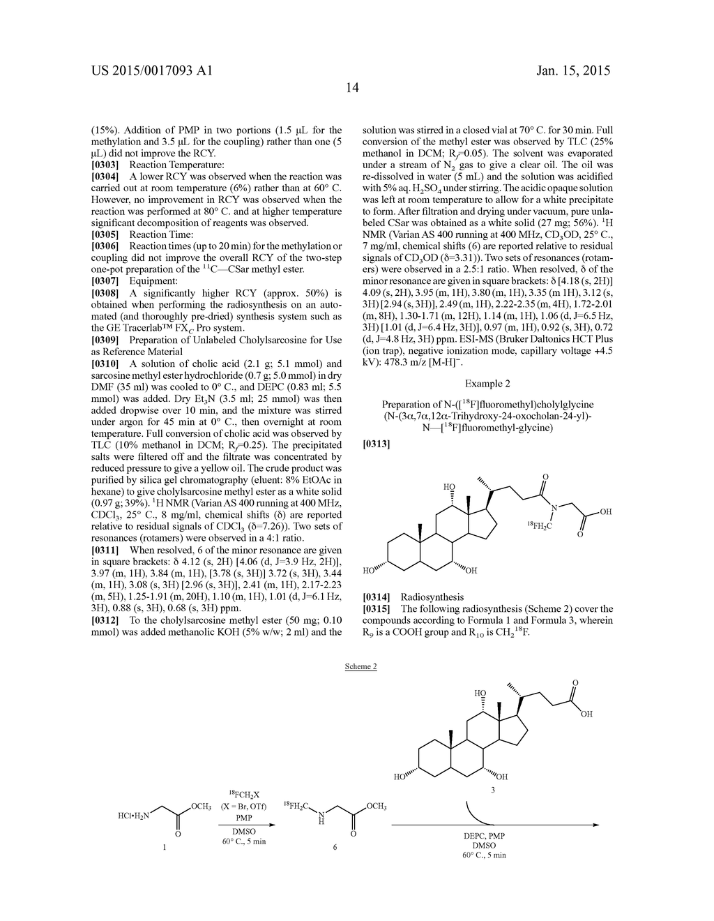 RADIOLABELED BILE ACIDS AND BILE ACID DERIVATIVES - diagram, schematic, and image 19