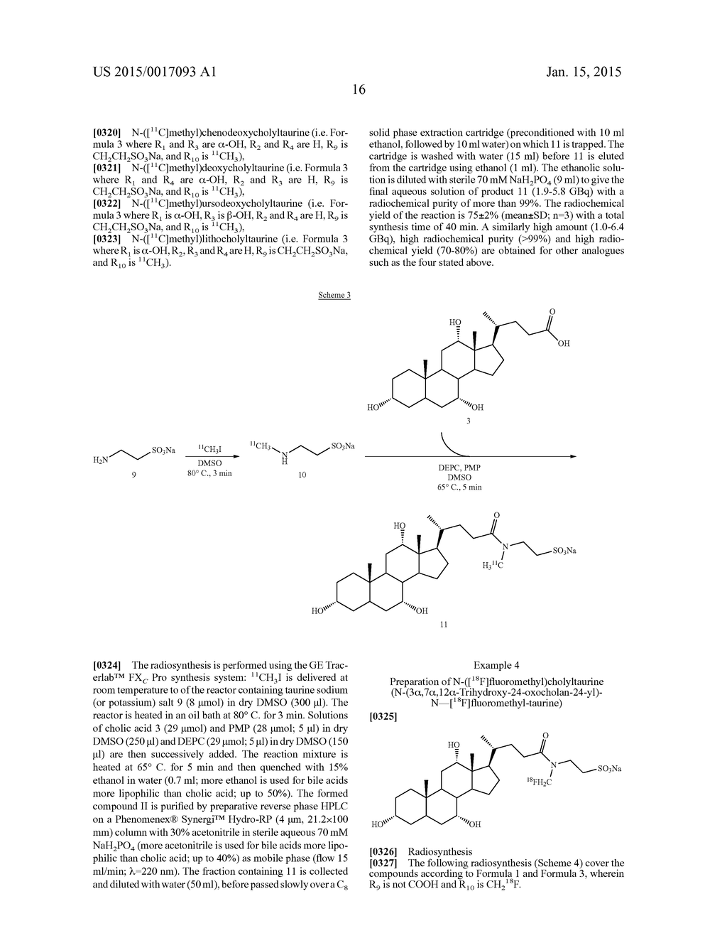 RADIOLABELED BILE ACIDS AND BILE ACID DERIVATIVES - diagram, schematic, and image 21