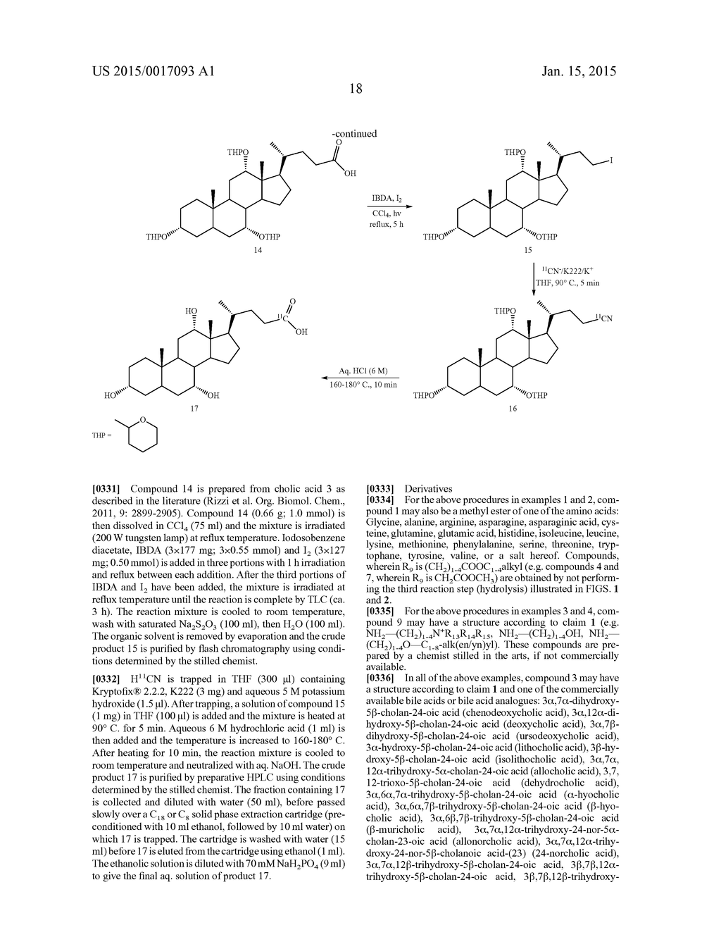 RADIOLABELED BILE ACIDS AND BILE ACID DERIVATIVES - diagram, schematic, and image 23