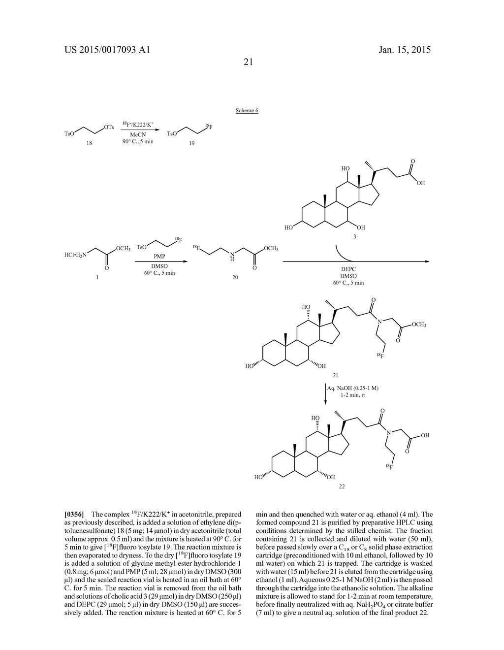 RADIOLABELED BILE ACIDS AND BILE ACID DERIVATIVES - diagram, schematic, and image 26