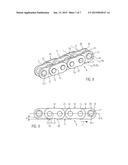 ARTICULATED CHAIN WITH LOW-FRICTION LINK PLATE BACK diagram and image