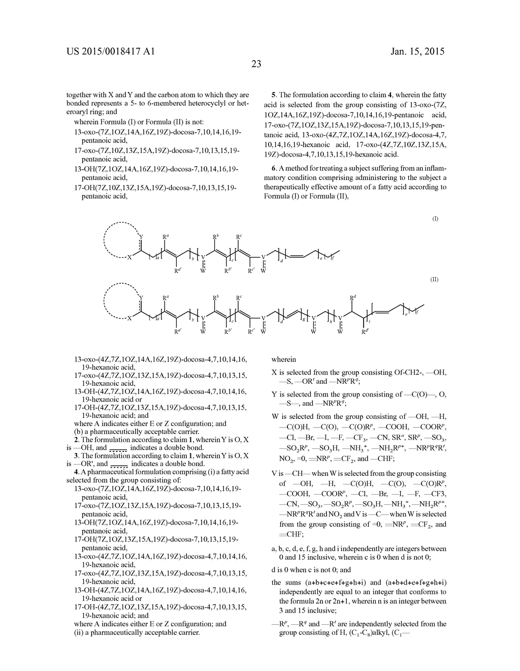 FATTY ACIDS AS ANTI-INFLAMMATORY AGENTS - diagram, schematic, and image 58