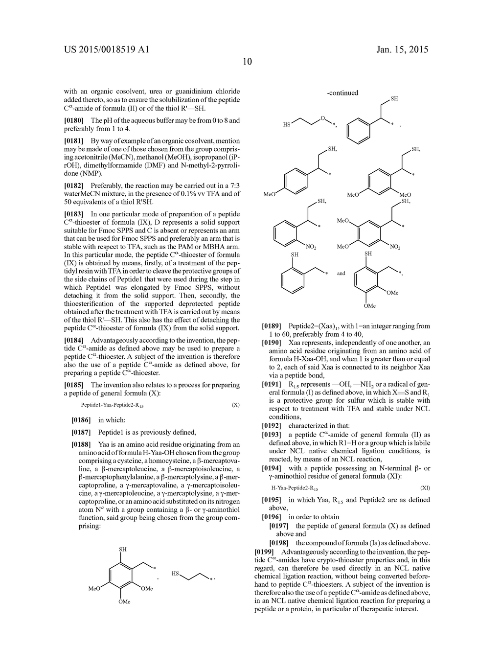 PEPTIDE C ALPHA-AMIDES, METHODS FOR PREPARING SAME AND USES THEREOF AS     PRECURSORS OF PEPTIDE C ALPHA- THIOESTERS FOR PROTEIN SYNTHESIS - diagram, schematic, and image 31