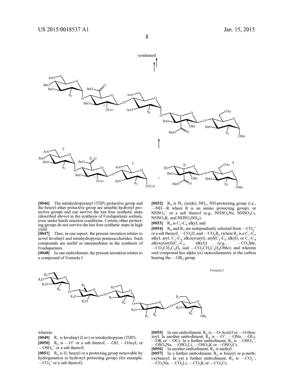 PROCESS FOR PERPARING FONDAPARINUX SODIUM AND INTERMEDIATES USEFUL IN THE     SYNTHESIS THEREOF - diagram, schematic, and image 20