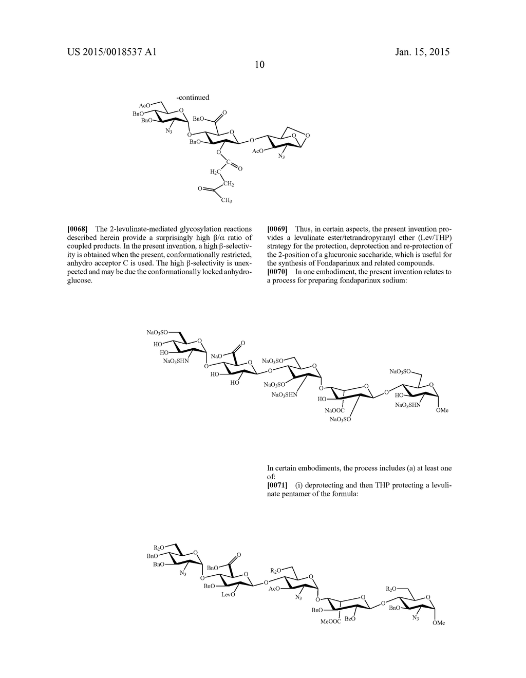 PROCESS FOR PERPARING FONDAPARINUX SODIUM AND INTERMEDIATES USEFUL IN THE     SYNTHESIS THEREOF - diagram, schematic, and image 22