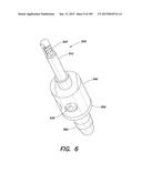 ENDOSCOPE INCLUDING AN TORQUE GENERATION COMPONENT OR TORQUE DELIVERY     COMPONENT DISPOSED WITHIN AN INSERTABLE PORTION OF THE ENDOSCOPE AND A     SURGICAL CUTTING ASSEMBLY INSERTABLE WITHIN THE ENDOSCOPE diagram and image