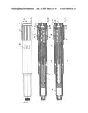 INJECTION DEVICE HAVING A DOSE INDICATING ELEMENT THAT CAN BE MOVED     RELATIVE TO A HOUSING diagram and image