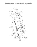 INJECTION DEVICE HAVING A DOSE INDICATING ELEMENT THAT CAN BE MOVED     RELATIVE TO A HOUSING diagram and image