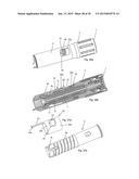 INJECTION DEVICE HAVING A DOSE INDICATING ELEMENT THAT CAN BE MOVED     RELATIVE TO A HOUSING diagram and image