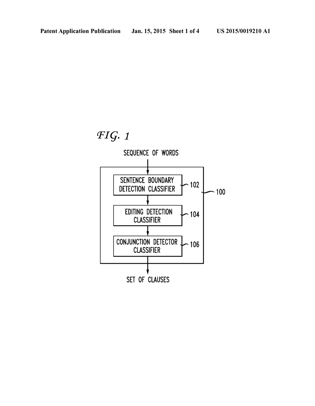 SYSTEM AND METHOD OF EXTRACTING CLAUSES FOR SPOKEN LANGUAGE UNDERSTANDING - diagram, schematic, and image 02