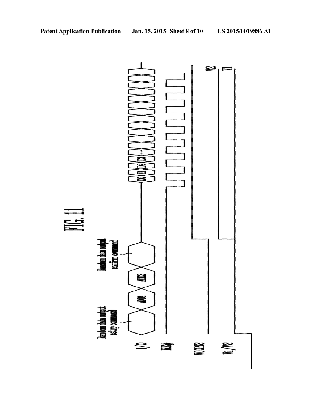 INTEGRATED CIRCUIT, SEMICONDUCTOR MEMORY DEVICE, AND OPERATING METHOD     THEREOF - diagram, schematic, and image 09