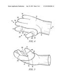 PROTECTIVE DEVICE FOR USE WITH A GLOVE diagram and image
