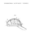 Headgear having insulated ventilation channels and perspiration and     moisture drainage channel diagram and image