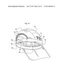 Headgear having insulated ventilation channels and perspiration and     moisture drainage channel diagram and image