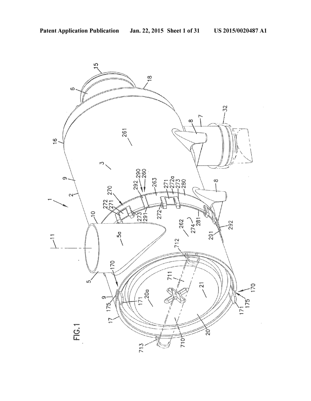 Air cleaner; replaceable filter cartridges; and, methods - diagram, schematic, and image 02