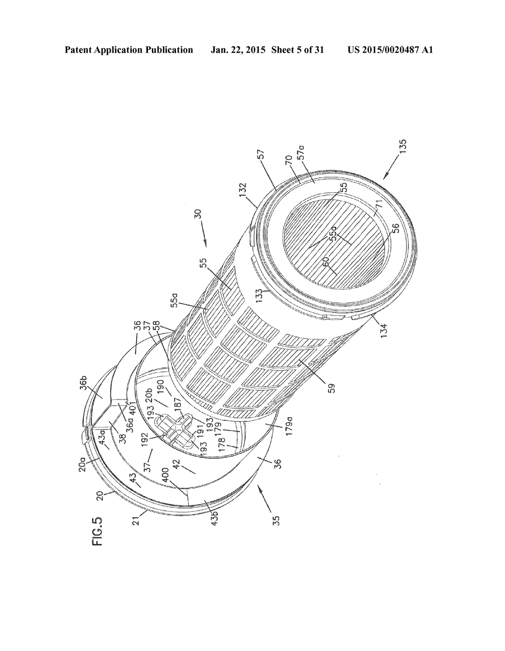 Air cleaner; replaceable filter cartridges; and, methods - diagram, schematic, and image 06