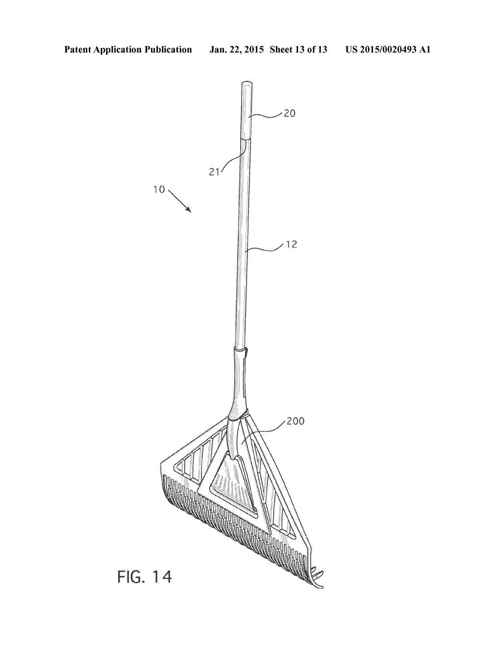 LEAF RAKE - diagram, schematic, and image 14