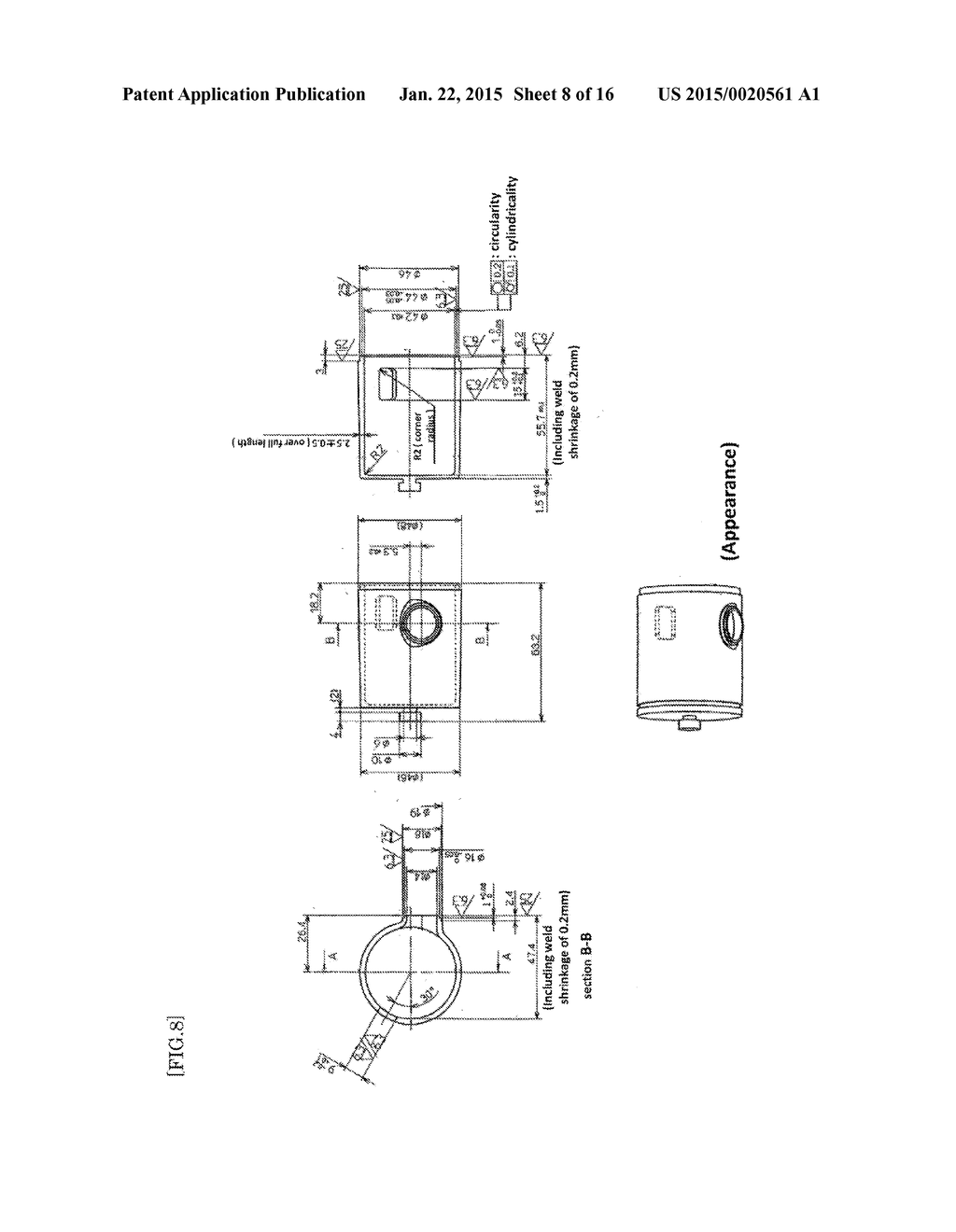 METHOD OF MANUFACTURING END-GROUP COMPONENTS WITH PURE NIOBIUM MATERIAL     FOR SUPERCONDUCTING ACCELERATOR CAVITY - diagram, schematic, and image 09