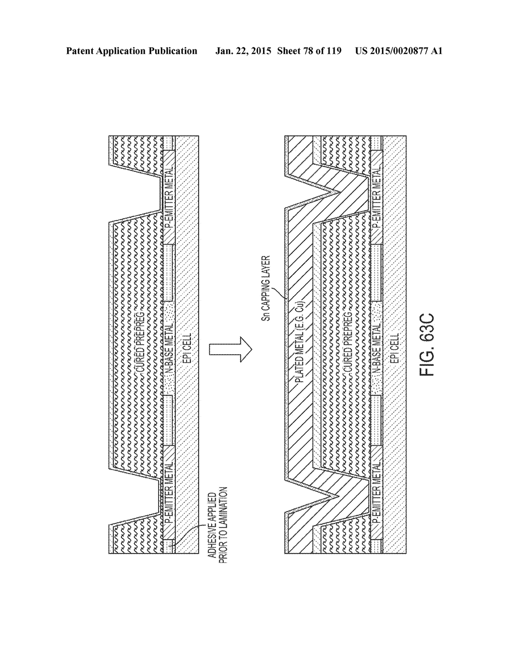 HIGH-EFFICIENCY SOLAR PHOTOVOLTAIC CELLS AND MODULES USING THIN     CRYSTALLINE SEMICONDUCTOR ABSORBERS - diagram, schematic, and image 79