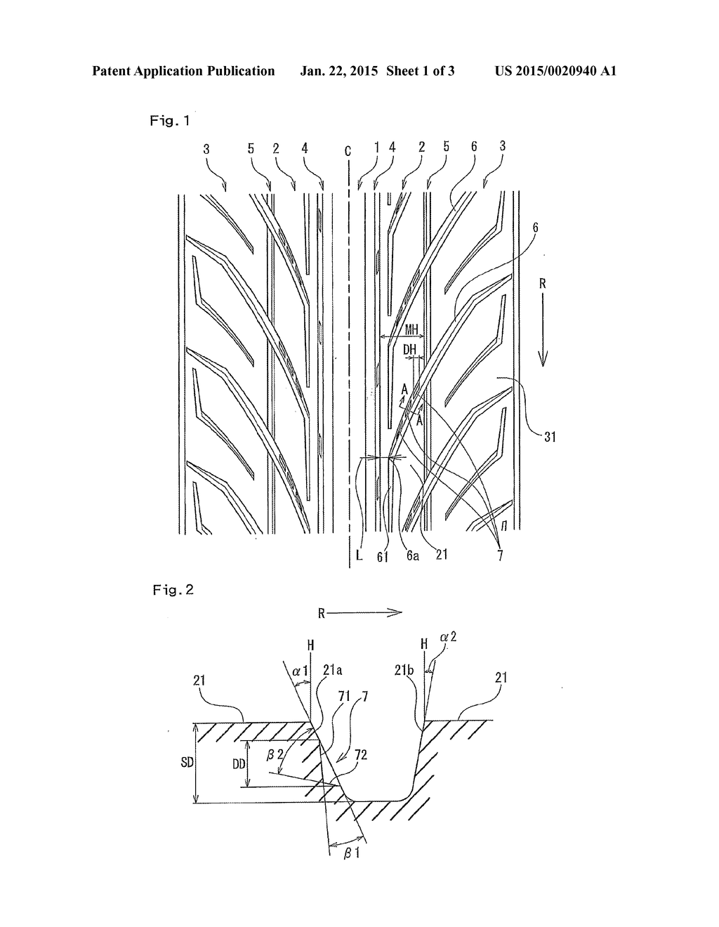 PNEUMATIC TIRE - diagram, schematic, and image 02