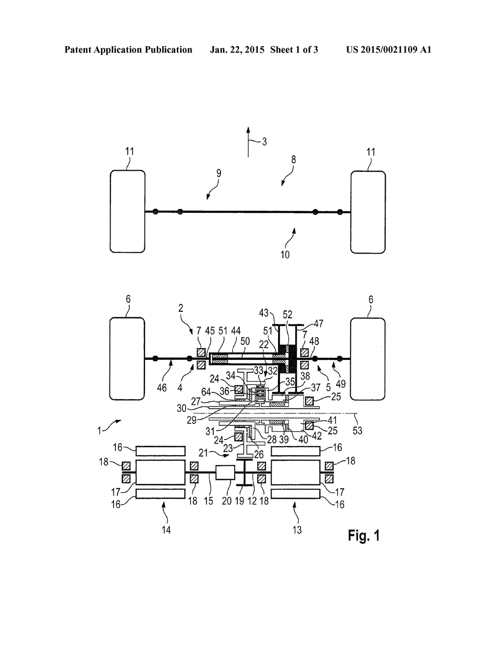 DRIVETRAIN OF A PURELY ELECTRICALLY DRIVEABLE MOTOR VEHICLE - diagram, schematic, and image 02