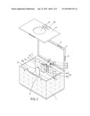 TISSUE PAPER BOX WITH AUTOMATIC LID diagram and image