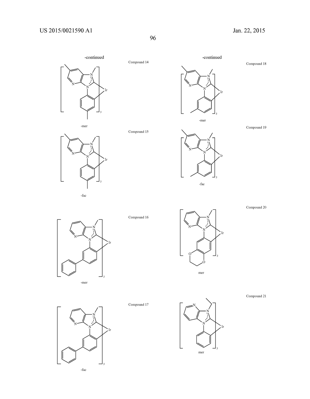 ORGANIC ELECTROLUMINESCENT MATERIALS AND DEVICES - diagram, schematic, and image 100