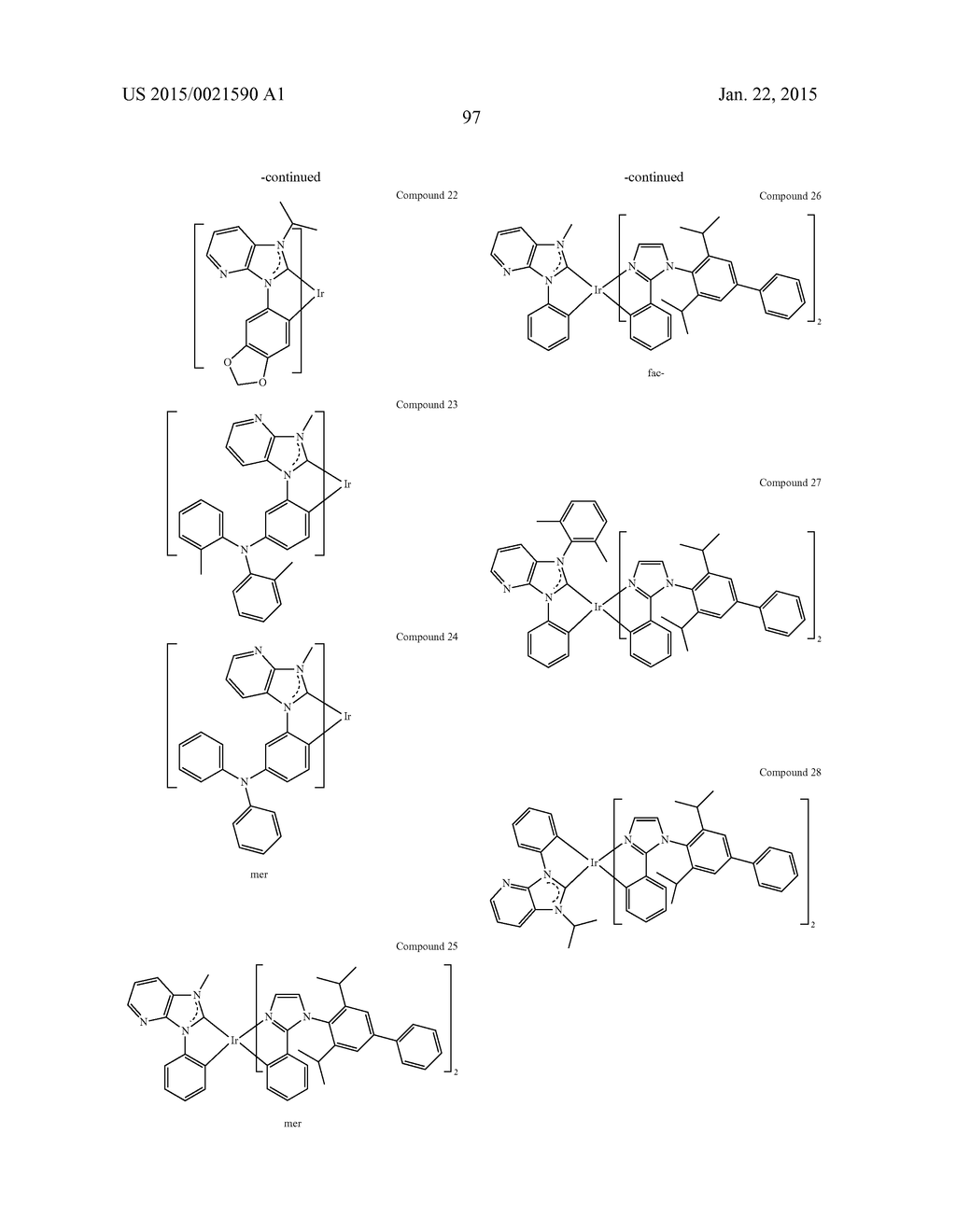 ORGANIC ELECTROLUMINESCENT MATERIALS AND DEVICES - diagram, schematic, and image 101