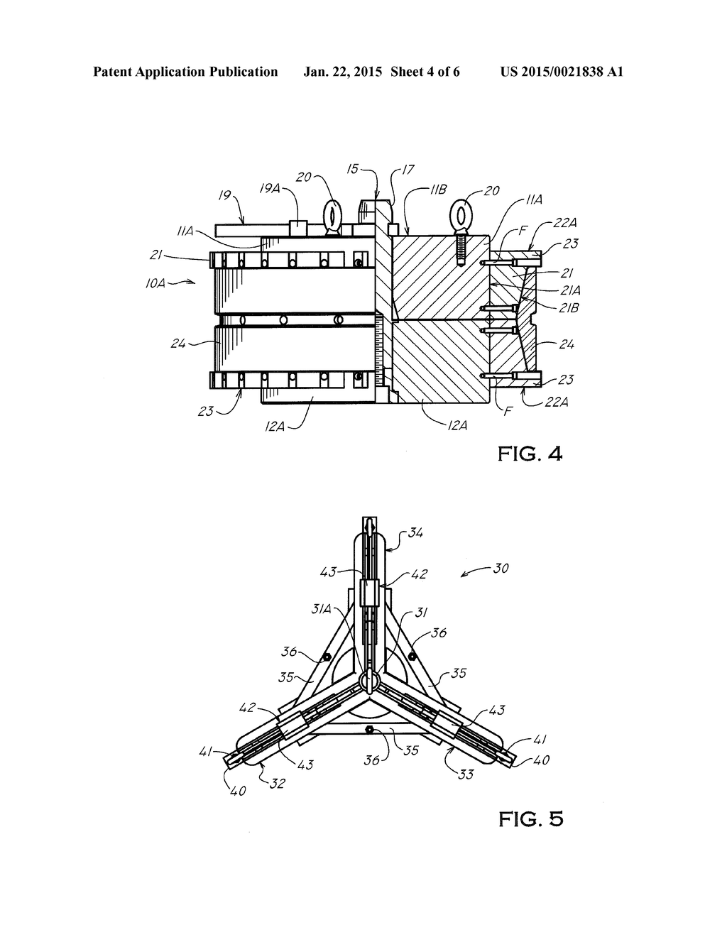 ADJUSTABLE DIE FIXTURE AND SUPPORT SYSTEM FOR HEATING TREATING PROCESS - diagram, schematic, and image 05