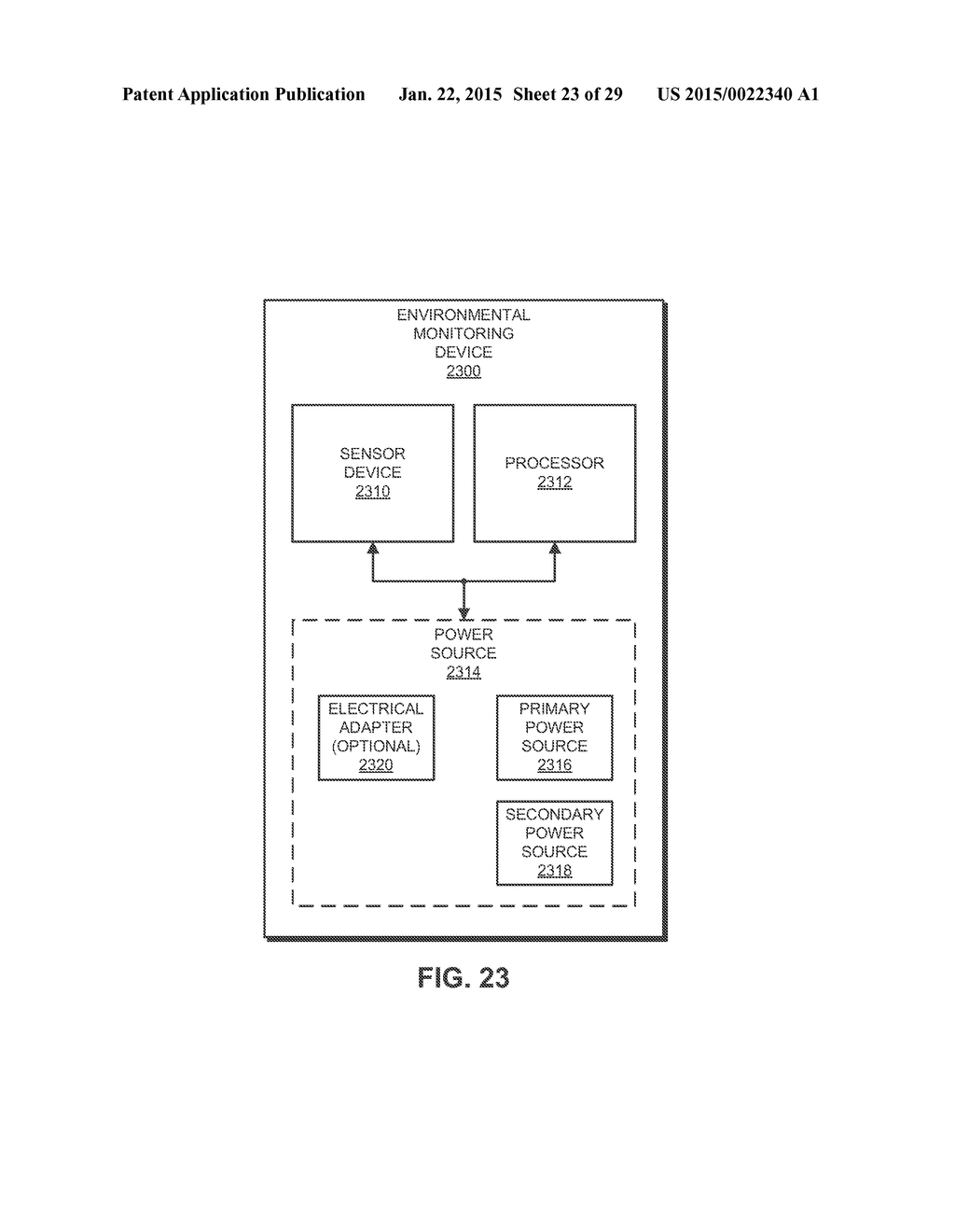 ELECTRONIC DEVICE WITH ENVIRONMENTAL MONITORING - diagram, schematic, and image 24