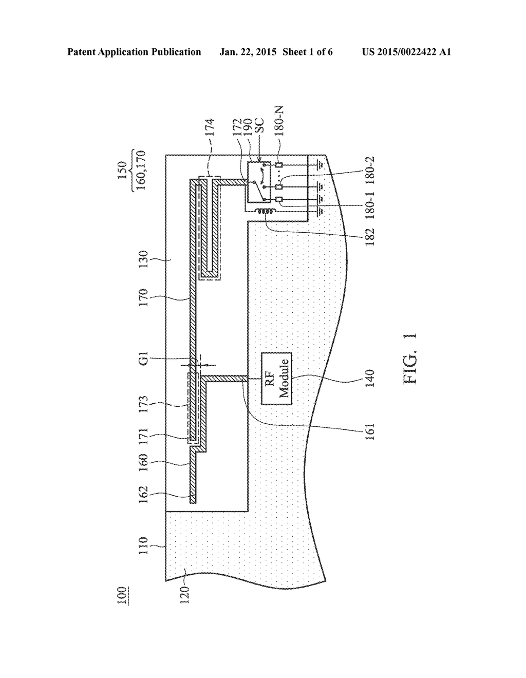 MOBILE DEVICE AND MULTI-BAND ANTENNA STRUCTURE THEREIN - diagram, schematic, and image 02