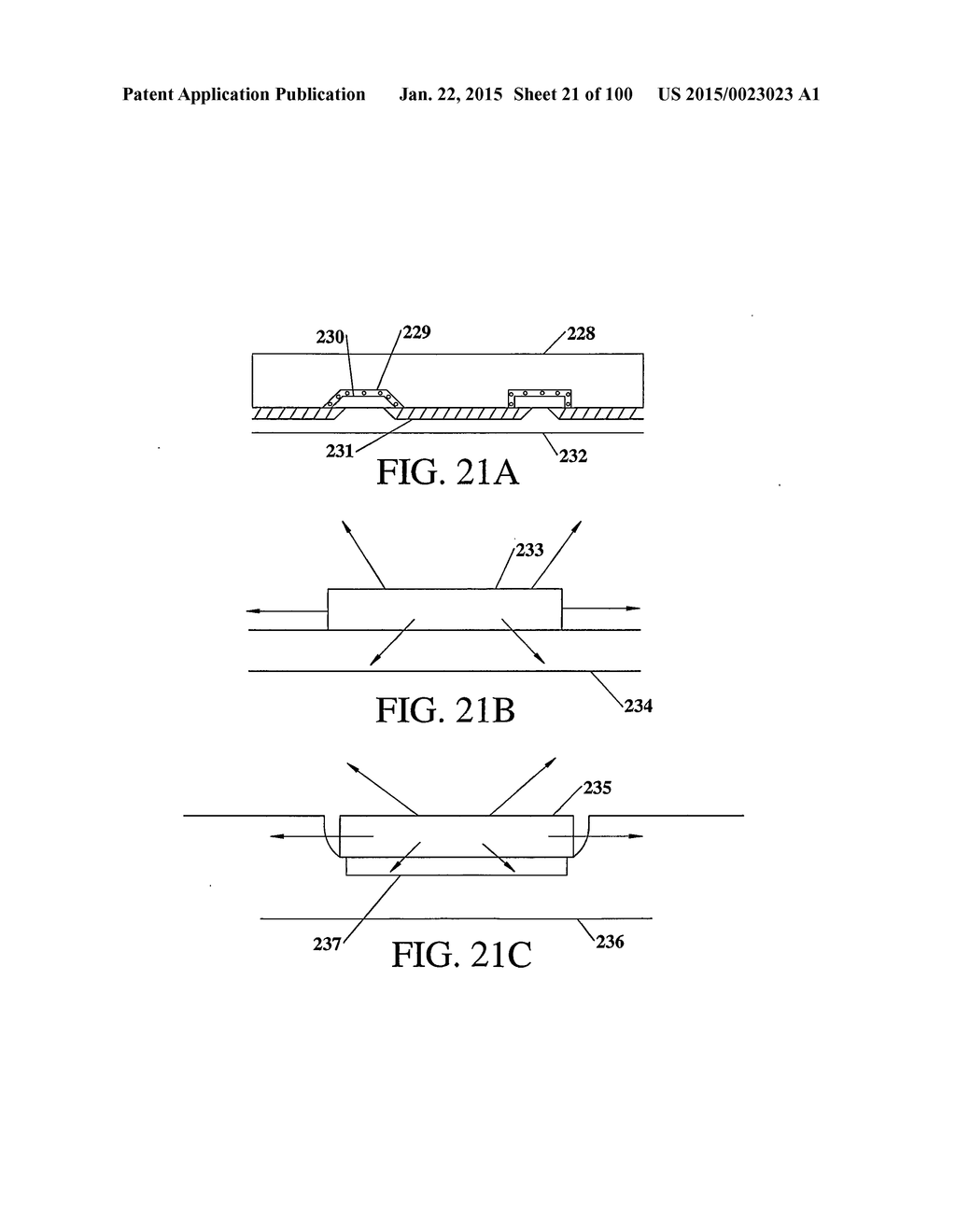 LIGHTING SYSTEMS WITH HEAT EXTRACTING LIGHT EMITTING ELEMENTS - diagram, schematic, and image 22