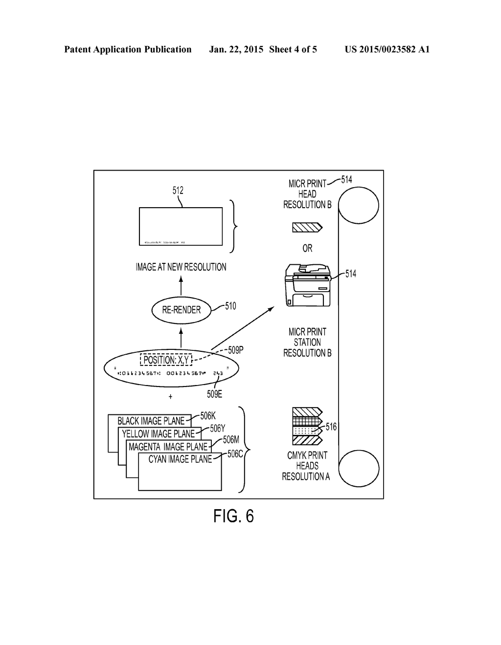 METHOD AND SYSTEM FOR RESOLUTION CONVERSION OF TEXTUAL CONTENT OR MAGNETIC     INK CHARACTER RECOGNITION (MICR) CONTENT - diagram, schematic, and image 05