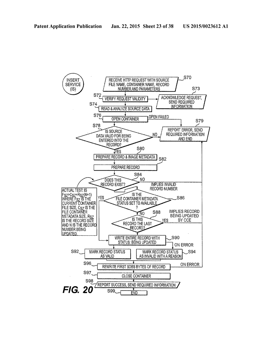 METHOD OF INSERTING AN IMAGE INTO A CONTAINER FILE - diagram, schematic, and image 24