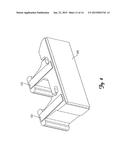 RETAINING WALL CONTAINING WALL BLOCKS WITH WEIGHT BEARING PADS diagram and image