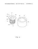 HOUSING WITH NUT AND METHOD FOR FIXING THE NUT IN THE HOUSING diagram and image