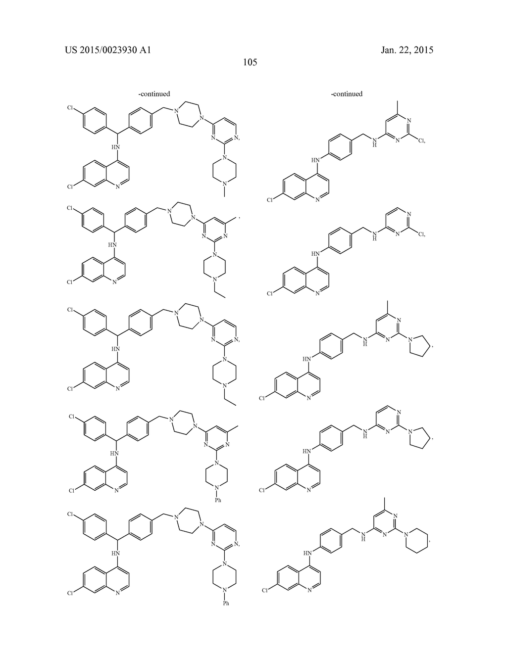 AMINOQUINOLINE DERIVATIVES AND USES THEREOF - diagram, schematic, and image 145