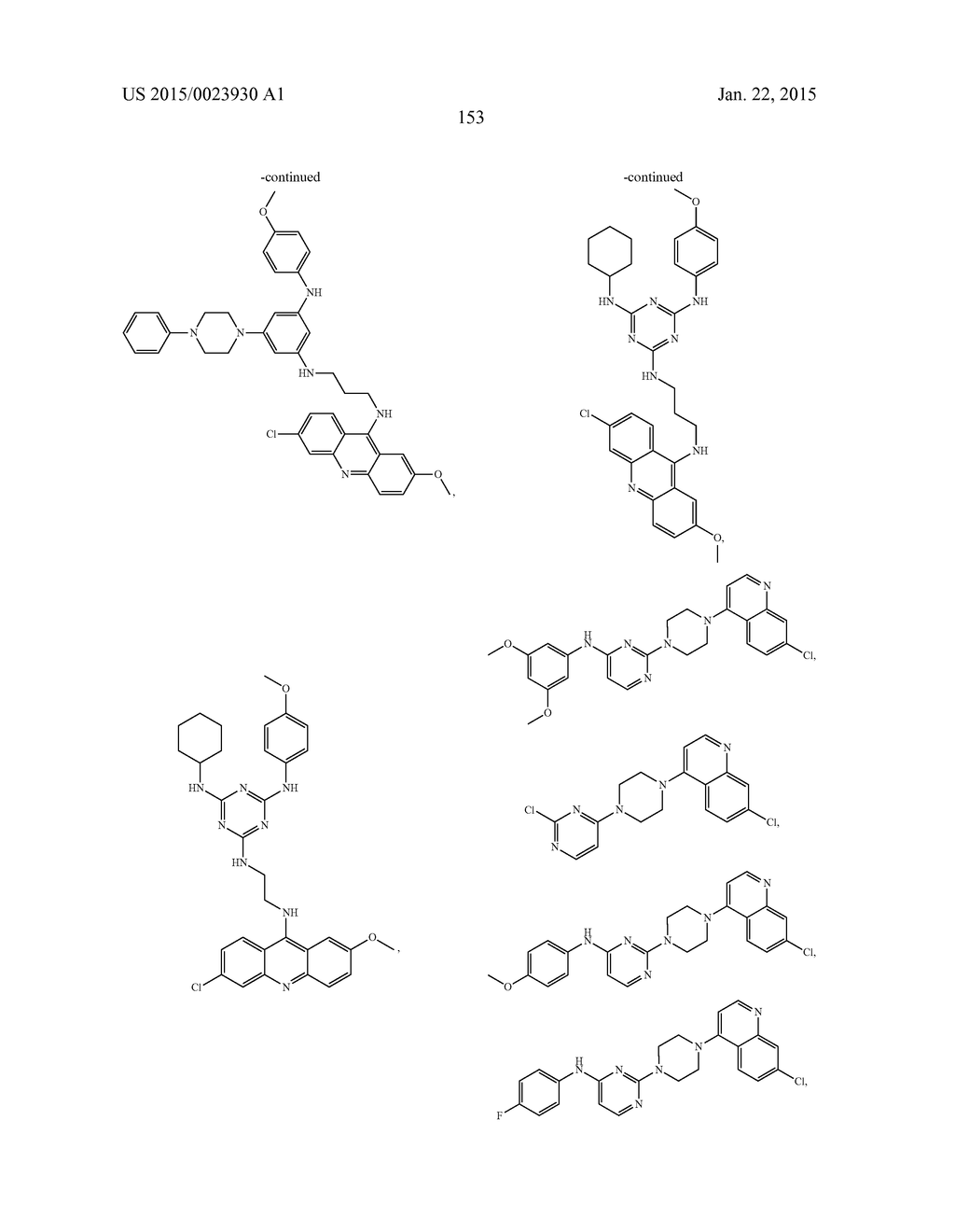 AMINOQUINOLINE DERIVATIVES AND USES THEREOF - diagram, schematic, and image 193