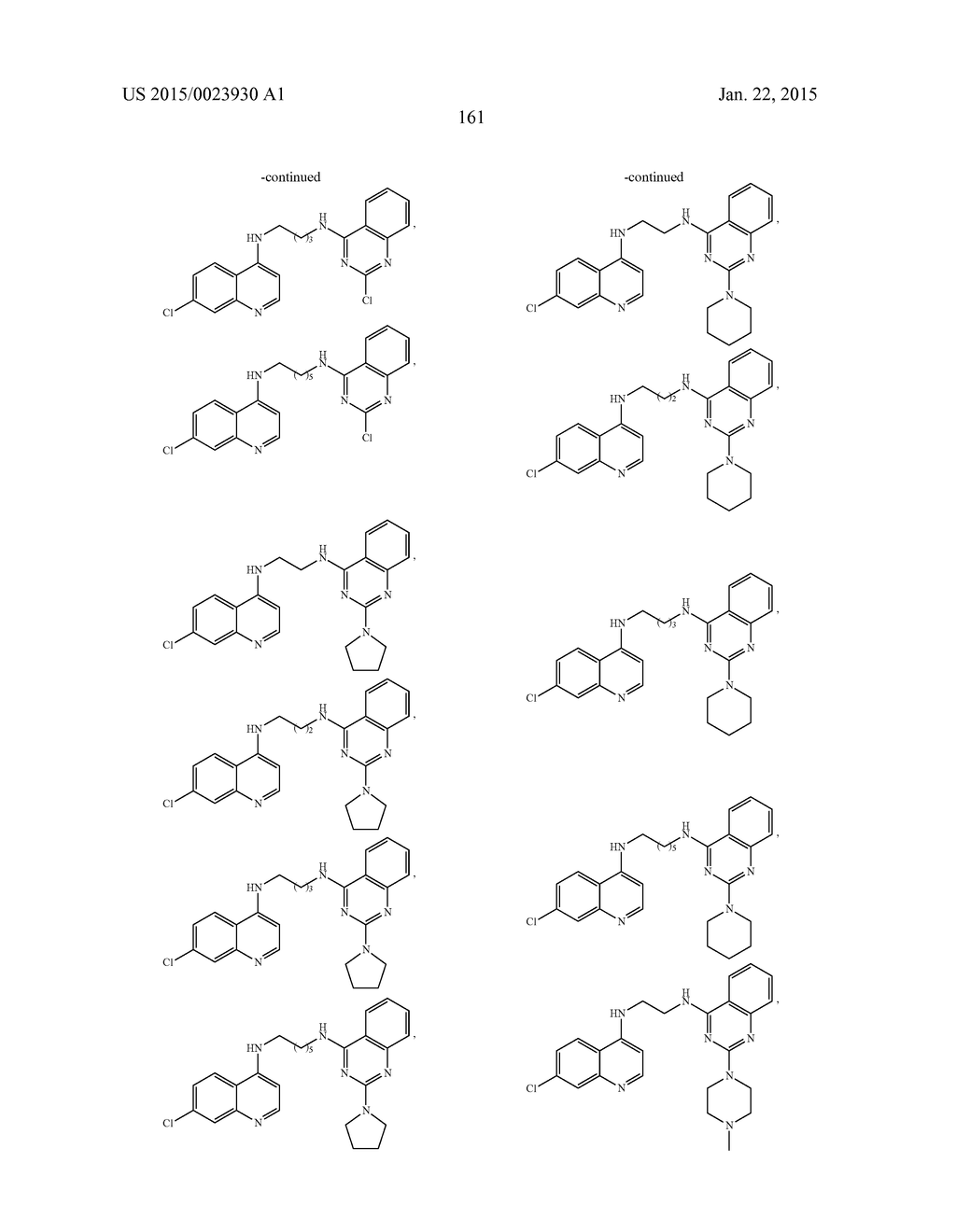 AMINOQUINOLINE DERIVATIVES AND USES THEREOF - diagram, schematic, and image 201