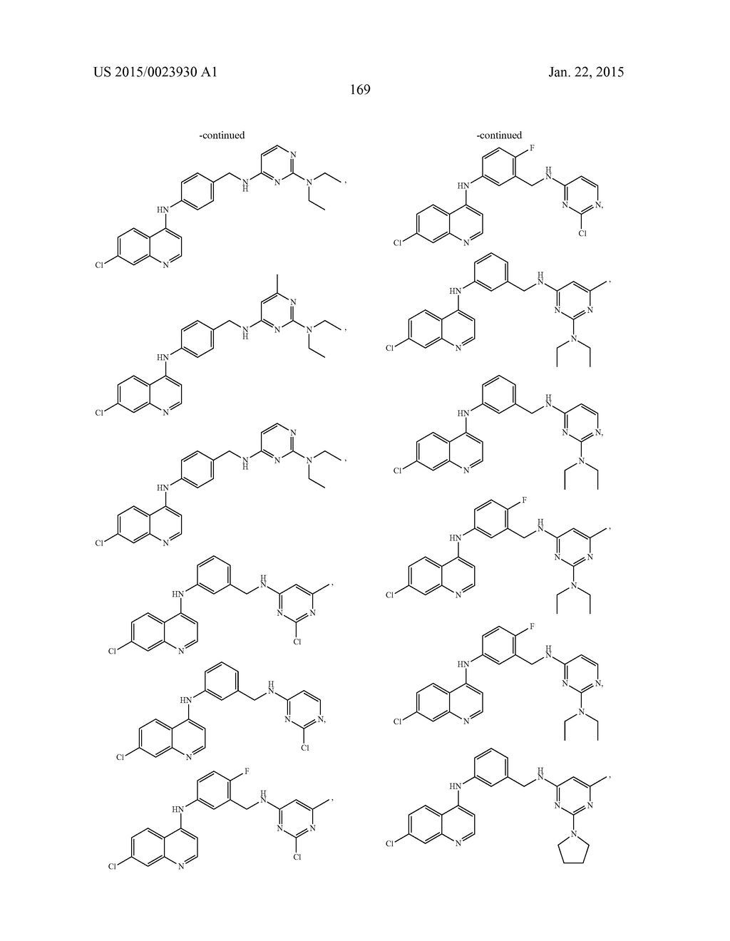 AMINOQUINOLINE DERIVATIVES AND USES THEREOF - diagram, schematic, and image 209