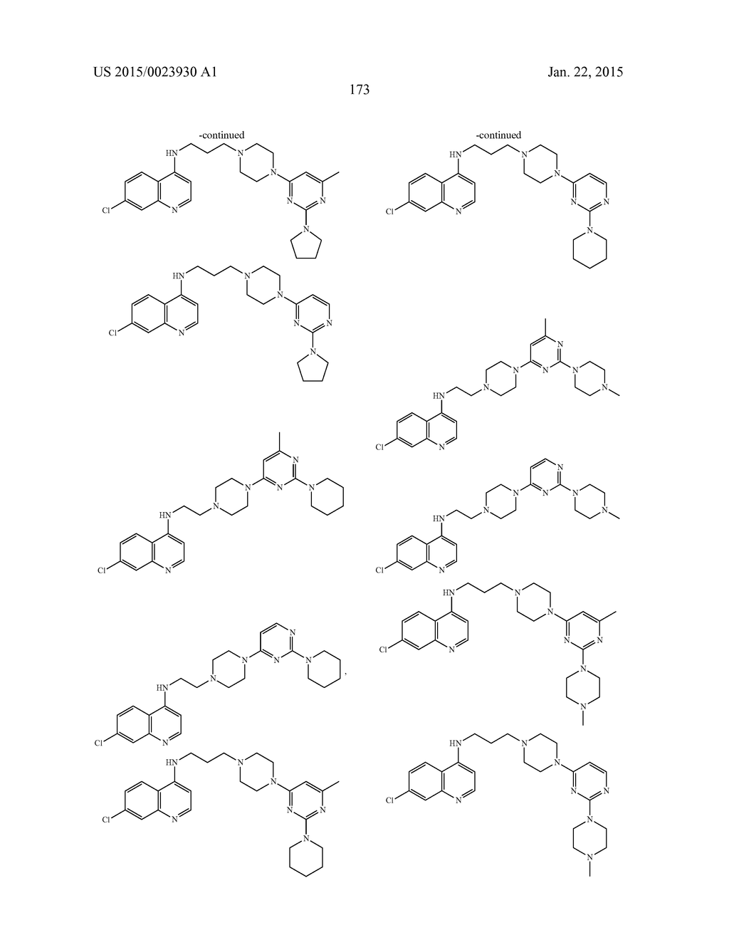 AMINOQUINOLINE DERIVATIVES AND USES THEREOF - diagram, schematic, and image 213