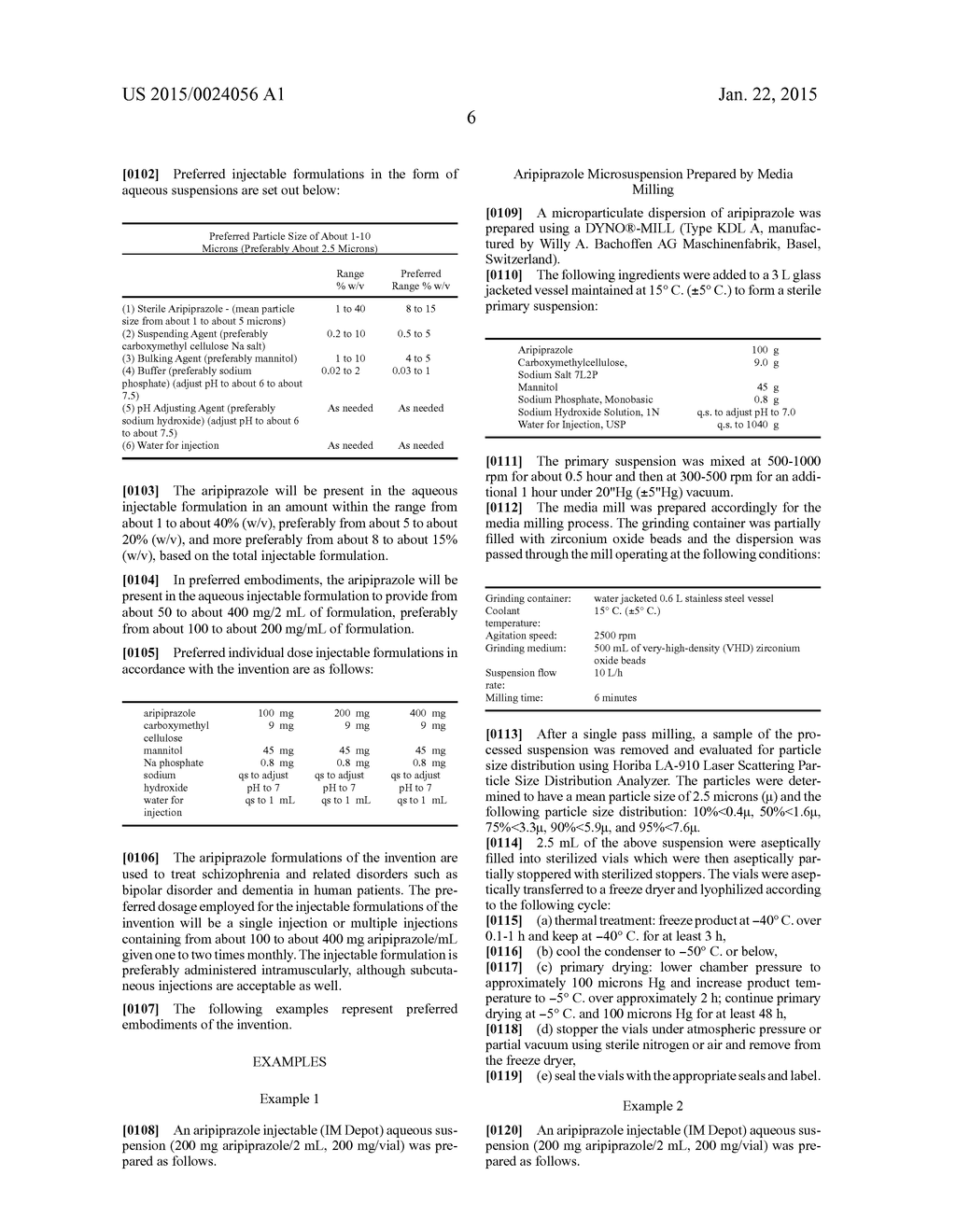 CONTROLLED RELEASE STERILE INJECTABLE ARIPIPRAZOLE FORMULATION AND METHOD - diagram, schematic, and image 10