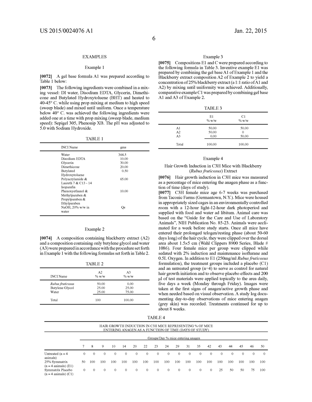 METHODS AND COMPOSITIONS FOR ENHANCING HAIR QUALITY USING BLACKBERRY     EXTRACT - diagram, schematic, and image 07