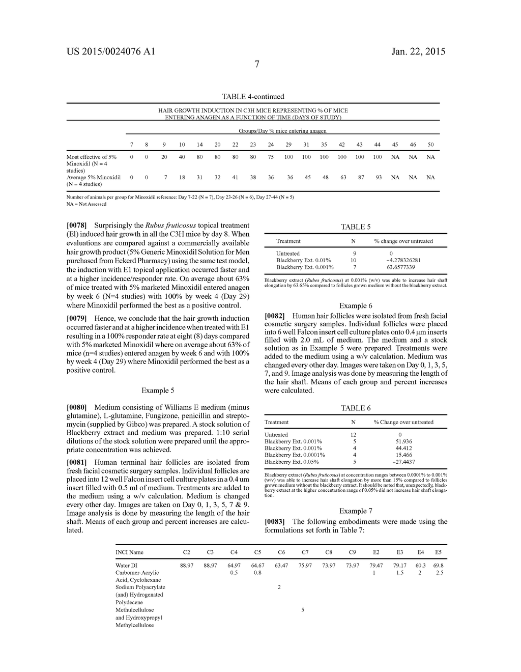 METHODS AND COMPOSITIONS FOR ENHANCING HAIR QUALITY USING BLACKBERRY     EXTRACT - diagram, schematic, and image 08