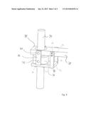 Press for producing a pellet from powdered material diagram and image