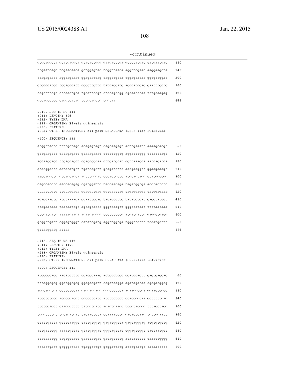 Expression of SEP-like Genes for Identifying and Controlling Palm Plant     Shell Phenotypes - diagram, schematic, and image 116