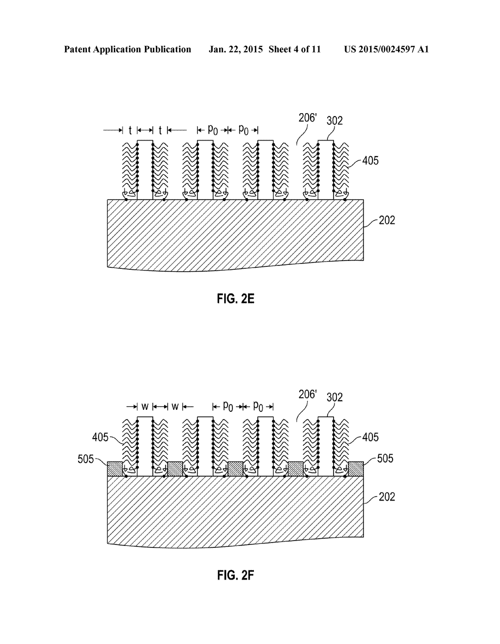 METHOD FOR SIDEWALL SPACER LINE DOUBLING USING POLYMER BRUSH MATERIAL AS A     SACRIFICIAL LAYER - diagram, schematic, and image 05