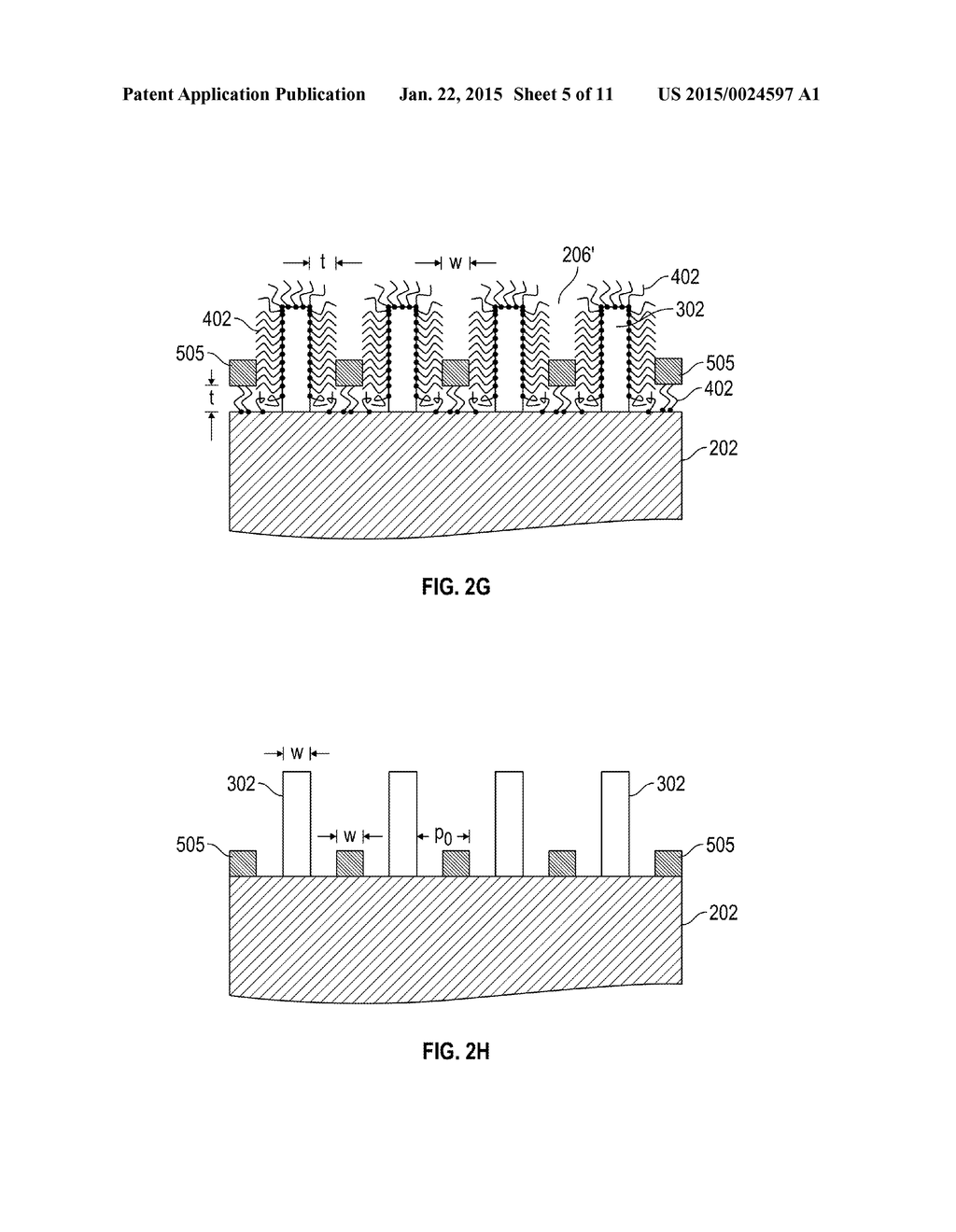 METHOD FOR SIDEWALL SPACER LINE DOUBLING USING POLYMER BRUSH MATERIAL AS A     SACRIFICIAL LAYER - diagram, schematic, and image 06