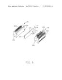 ELECTRICAL CONNECTOR HAVING A SHIELDING MEMBER DISPOSED BETWEEN TWO     MAGNETIC MODULES diagram and image